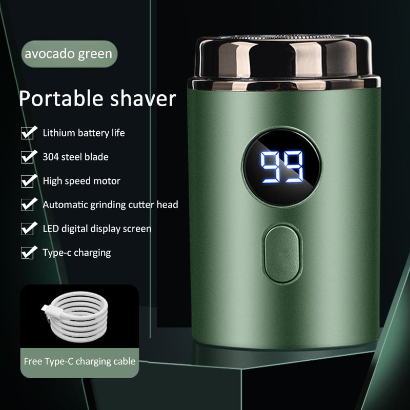 Mini Portable Rechargeable Shaver with Digital Display