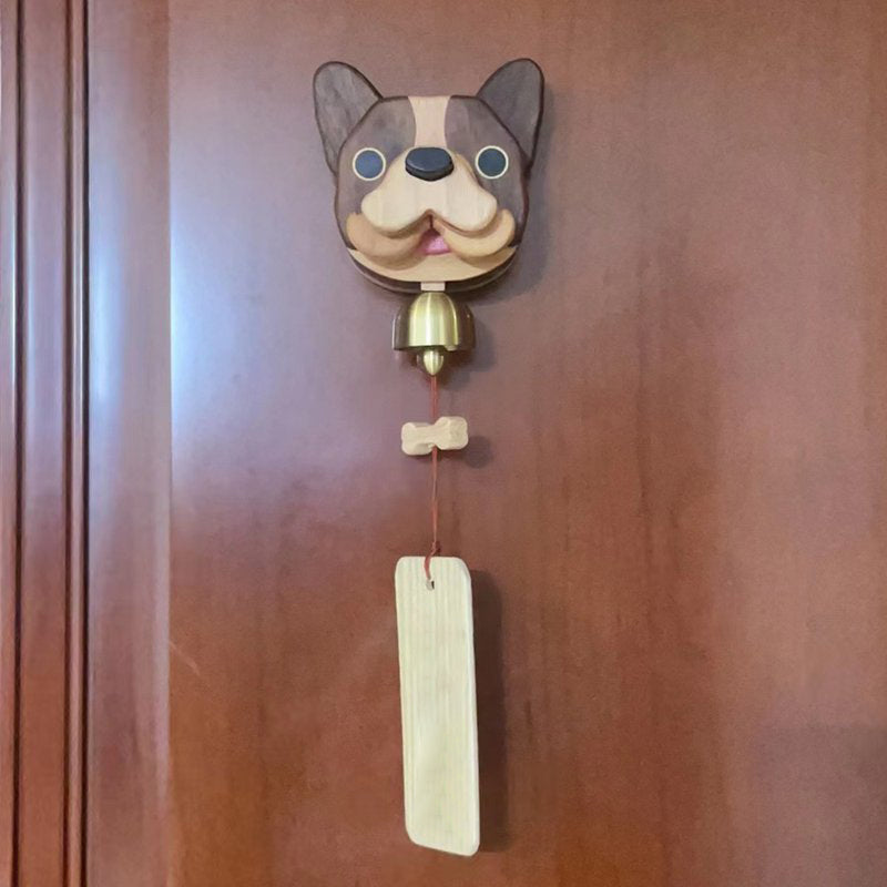 Custom Pet Handcrafted Wooden Doorbell Wind Chime