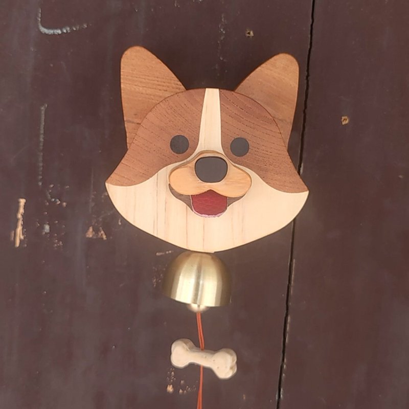 Custom Pet Handcrafted Wooden Doorbell Wind Chime