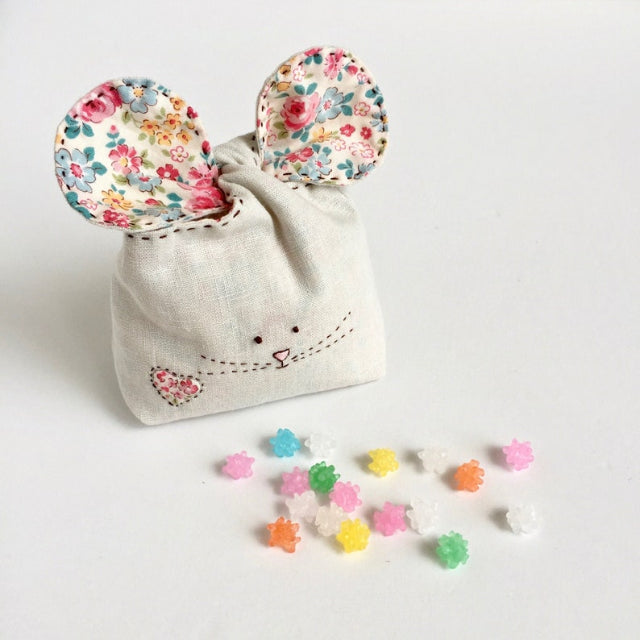 DIY Miss Mousy Bag Pattern Template - With Instructions