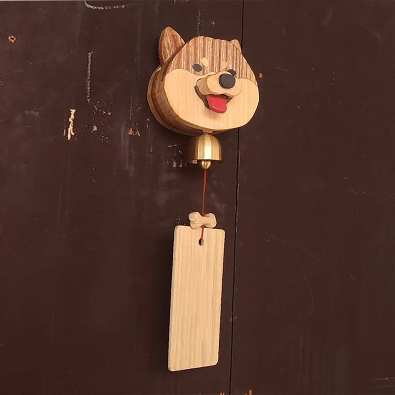 Custom Pet Handcrafted Wooden Doorbell Wind Chime