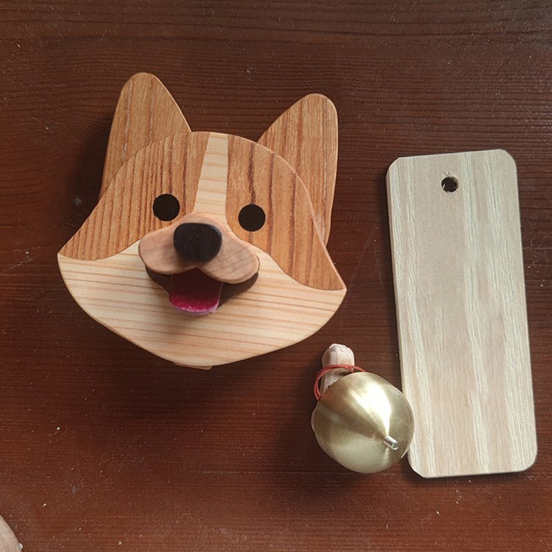 Custom Pet Handcrafted Wooden Doorbell Wind Chime