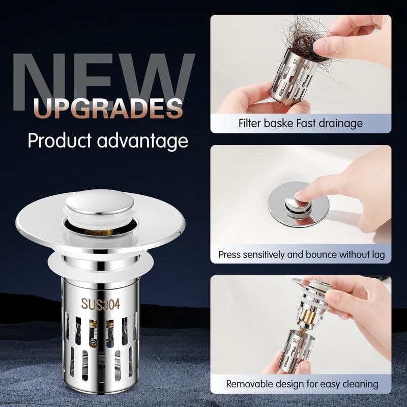 🎄Christmas Sales 49% OFF-Universal Stainless Steel Drain Strainer (BUY 2 GET 1 FREE)