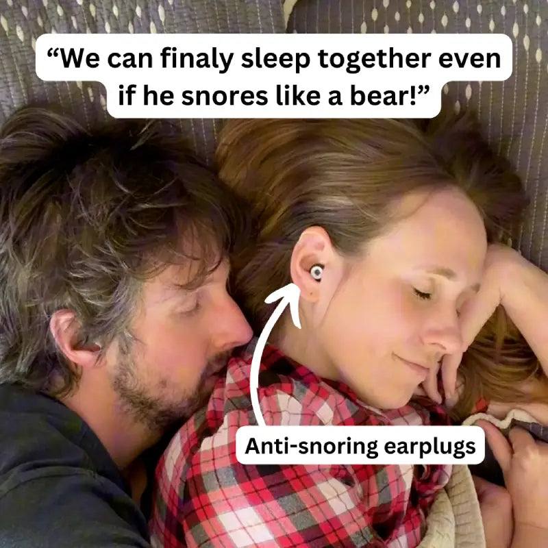 1+1 Set FREE - Anti-Snoring Sleep Earplugs - 27dB