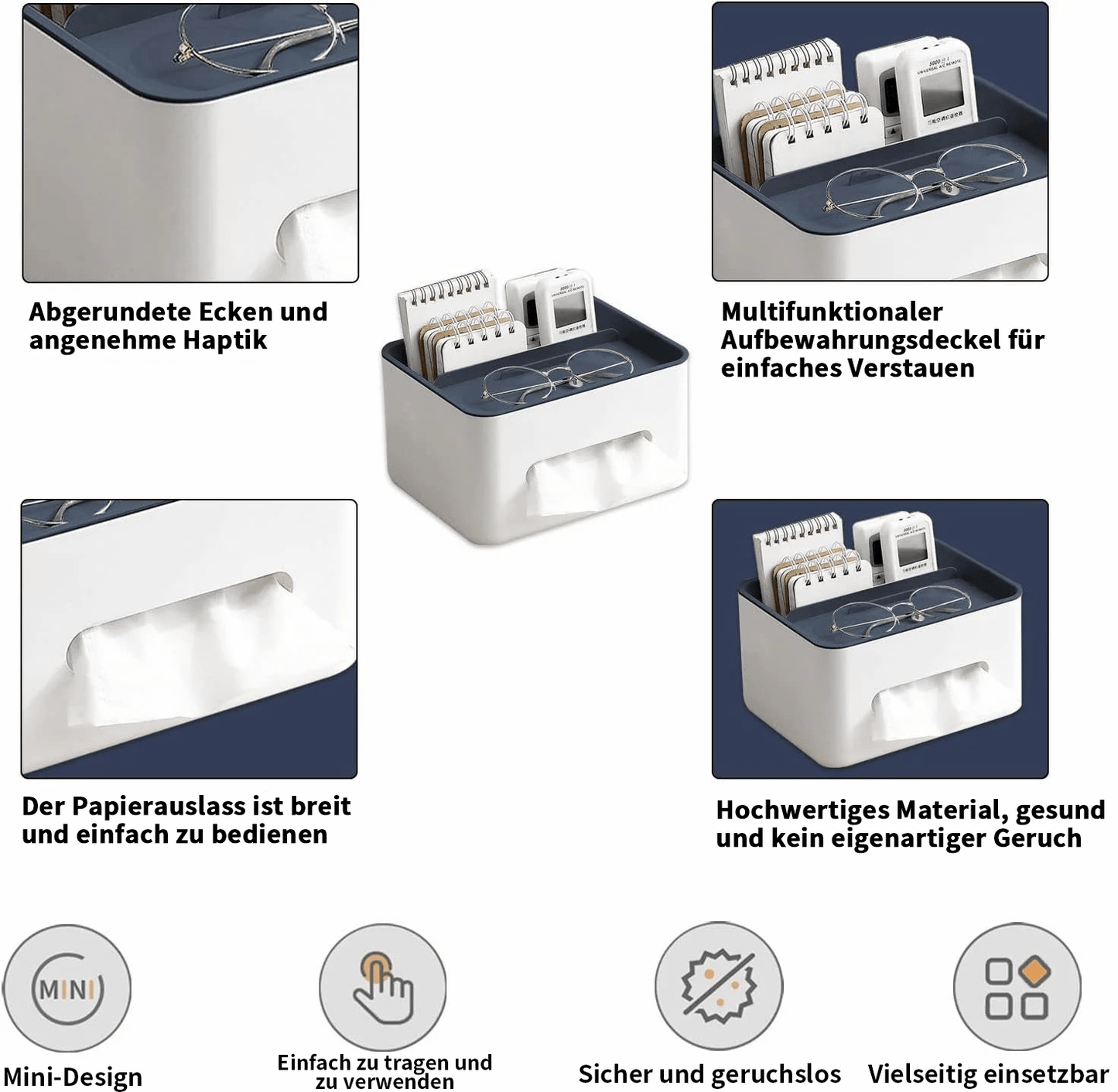 🔥Sommer-Schlussverkauf - 48% Rabatt🔥Multifunktionale Taschentuchbox