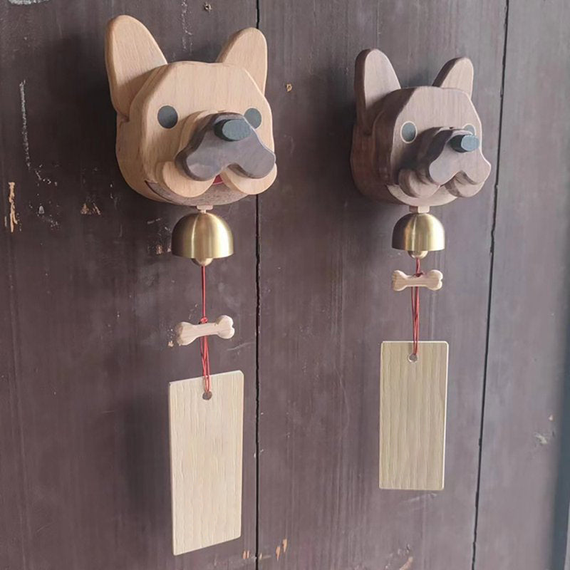 Custom Pet Handcrafted Wooden Doorbell Wind Chime