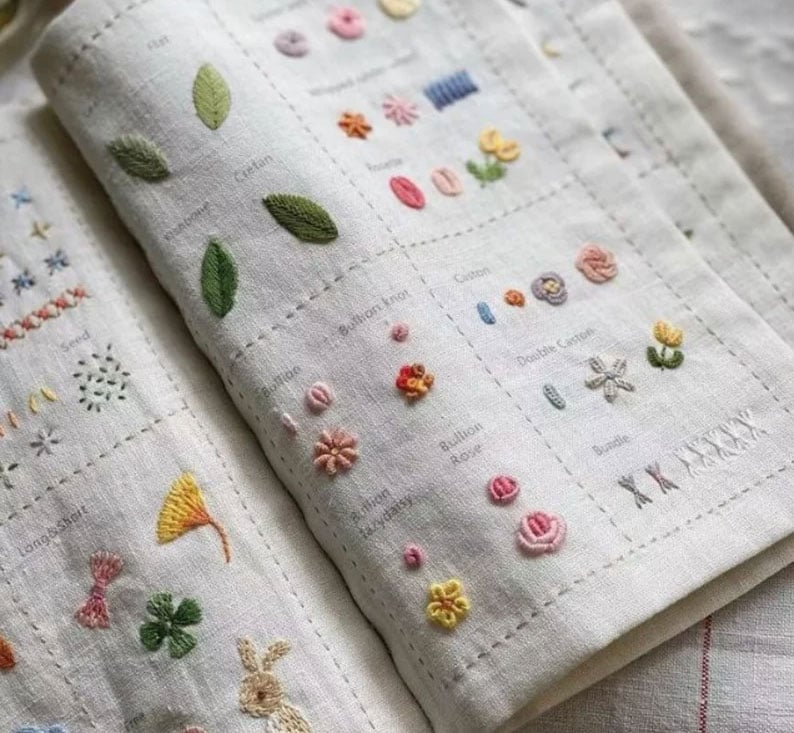 🔥Last Day 50% OFF - Stitch Book - B 🌼Video Version🌼(106 different stitches)