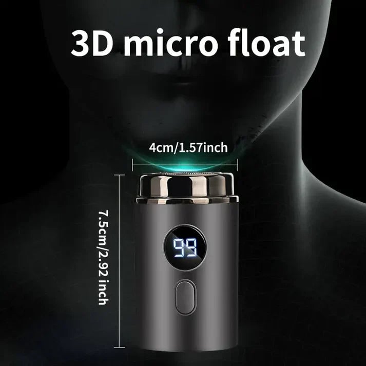 Mini Portable Rechargeable Shaver with Digital Display